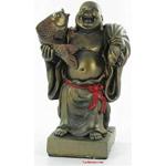 Statuettes en bronze Lachineuse à motif Bouddha 