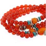 Bracelets de perles Lachineuse rouges à perles look fashion pour femme 