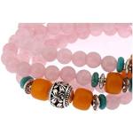 Bracelets de perles Lachineuse roses à perles look fashion pour femme 