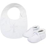 Chaussures premiers pas pour baptême blanches look fashion pour bébé 