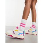 Baskets Lacoste multicolores en caoutchouc imprimées à lacets Pointure 40,5 look casual pour femme en promo 