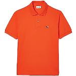 Polos brodés Lacoste orange Taille 3 XL look fashion pour homme 