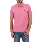 Polos brodés Lacoste roses Taille 3 XL look fashion pour homme 
