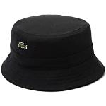 Chapeaux bob Lacoste noirs bio Taille S look fashion pour homme en promo 