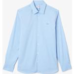 Chemises Lacoste bleus clairs stretch Taille XS pour homme 