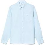 T-shirts basiques Lacoste bleues claires Taille XL look casual pour homme en promo 
