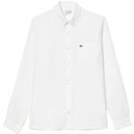 T-shirts basiques Lacoste blancs Taille XL look casual pour homme en promo 
