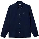 T-shirts basiques Lacoste bleu nuit Taille XS look casual pour homme en promo 