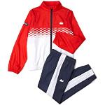 Survêtements Lacoste rouges en taffetas Taille 16 ans look sportif pour garçon de la boutique en ligne Amazon.fr 