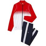 Survêtements Lacoste rouges en taffetas Taille 4 XL look fashion pour homme 