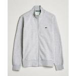 Lacoste Full Zip Sweater Silver Chine