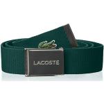 Ceintures sangle Lacoste vertes made in France 90 look fashion pour homme 