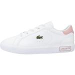 Baskets  Lacoste blanches Pointure 31 look fashion pour fille 