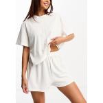 T-shirts à imprimés Lacoste blancs Taille S classiques pour femme 