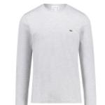 T-shirts Lacoste gris à manches longues à manches longues look fashion pour homme 