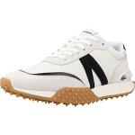 Chaussures de running Lacoste blanches en caoutchouc Pointure 44 look fashion pour homme 