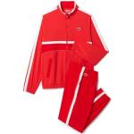 Vestes de survêtement Lacoste rouges à col montant Taille S look fashion pour homme 