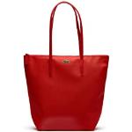 Sacs à main Lacoste Concept rouges look fashion pour femme en promo 