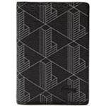 Porte-cartes Lacoste gris en PVC avec blocage RFID look fashion pour homme 