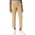 Pantalons chino Lacoste beiges stretch Taille M look fashion pour femme 