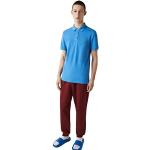 Polos unis Lacoste bleus Taille 3 XL look fashion pour homme 