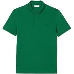Chemises unies Lacoste vertes stretch Taille L look fashion pour homme 