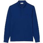 Chemises unies Lacoste bleu marine stretch Taille 5 XL classiques pour homme 