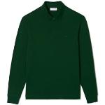 Chemises unies Lacoste vert sapin stretch Taille 3 XL classiques pour homme en promo 