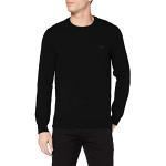 Pullovers Lacoste noirs en laine à col rond Taille XS look fashion pour homme en promo 