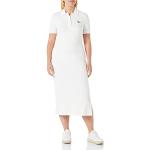 Robes Polo Lacoste blanches Taille L look fashion pour femme 