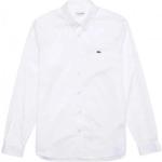 Chemises Lacoste blanches en coton Taille 3 XL look casual pour homme 