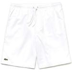 Shorts de tennis Lacoste blancs en taffetas Taille XS look fashion pour homme 