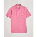 Polos Lacoste roses pour homme 