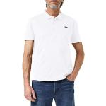 Polos unis Lacoste blancs Taille S look fashion pour homme 