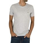 T-shirts Lacoste argentés en jersey à manches courtes à manches courtes à col rond Taille XL look fashion pour homme 