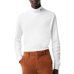 T-shirts col roulé Lacoste blancs en jersey bio à manches longues à col roulé Taille XXL look fashion pour homme 