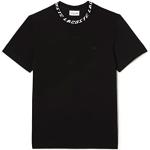 T-shirts Lacoste noirs à manches courtes bio à manches courtes Taille 4 XL look fashion pour homme en promo 