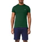 T-shirts Lacoste verts en jersey à manches courtes à manches courtes à col rond Taille 3 XL look fashion pour homme en promo 
