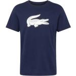 T-shirts de sport Lacoste bleu marine en jersey à col rond Taille XXL look fashion pour femme 