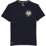 T-shirts de sport bleu marine en jersey Tournois du Grand Chelem Roland Garros bio à col rond Taille L pour homme 