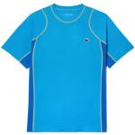 T-shirts Lacoste bleus Taille XS pour homme en promo 