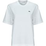 T-shirts Lacoste blancs Taille XS pour femme 