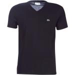 T-shirts Lacoste noirs Taille S pour homme en promo 