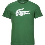 T-shirts Lacoste verts Taille XS pour homme en promo 