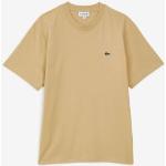 T-shirts Lacoste Classic beiges Taille M pour homme 