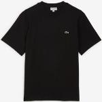 T-shirts Lacoste Classic noirs Taille XS pour homme 