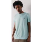 T-shirts Lacoste Classic vert d'eau Taille S pour homme 