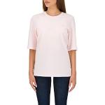 T-shirts Lacoste rose pastel en jersey à manches courtes à manches trois-quart à col rond Taille XS look fashion pour femme en promo 
