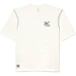 T-shirts Lacoste blancs en jersey à manches courtes Tournois du Grand Chelem Roland Garros à manches courtes Taille XS look fashion pour homme en promo 