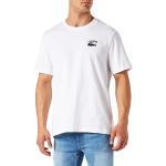 T-shirts Lacoste blancs en jersey à manches courtes à manches courtes Taille XL look fashion pour homme en promo 